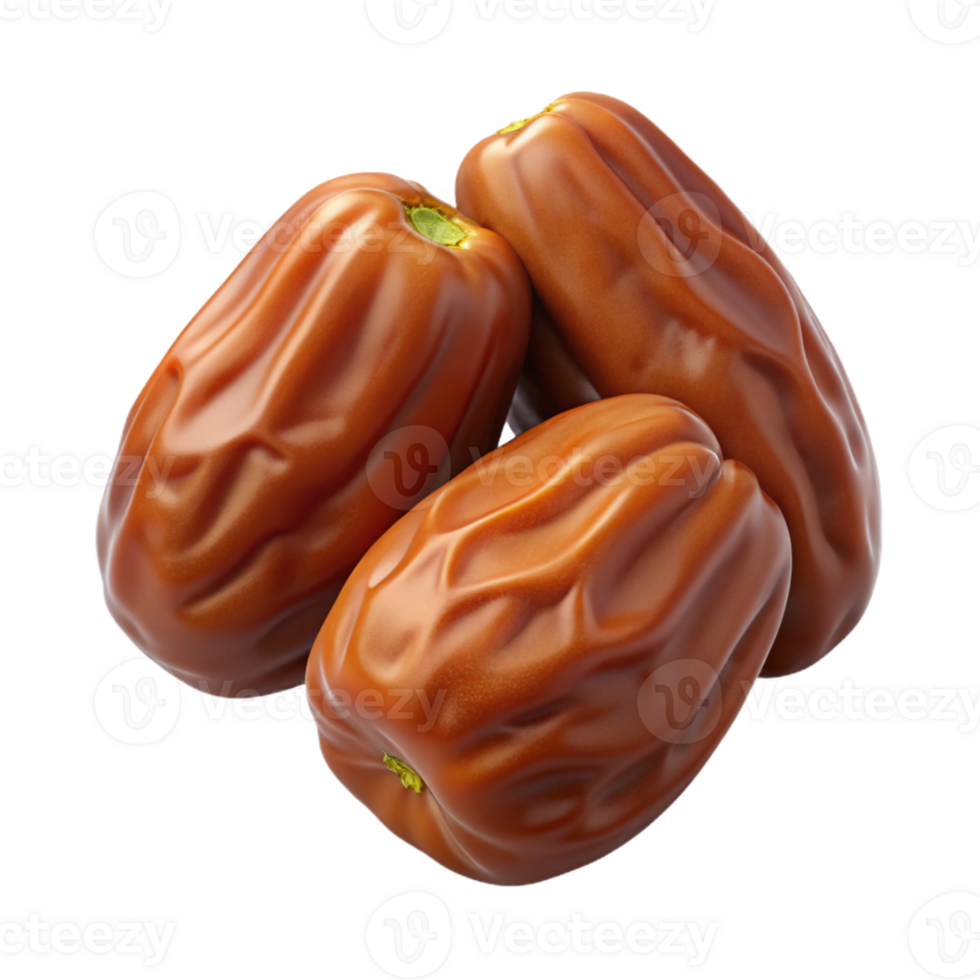 3D Render of Jujubes Fruit png