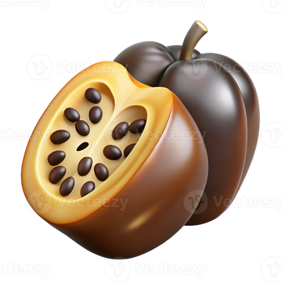 3D Render of a Tropical Fruit png
