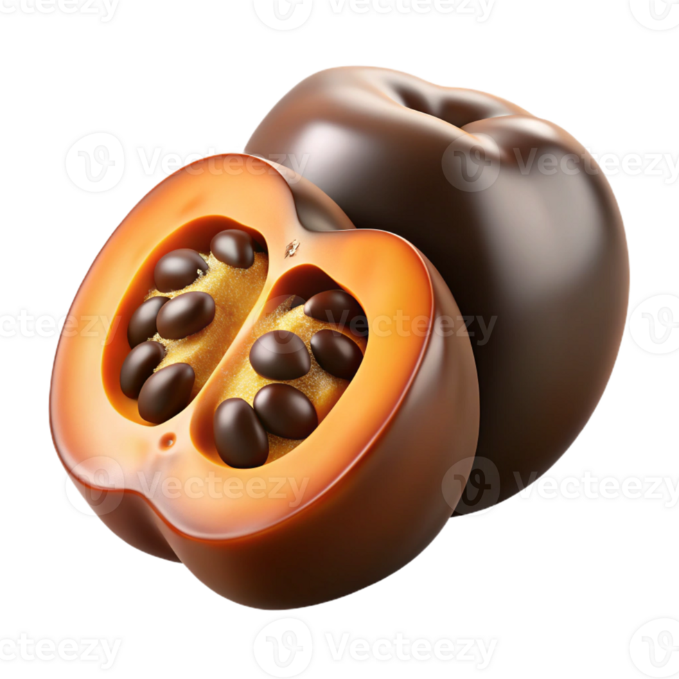 3D Render of Tropical Fruit, Lulo png