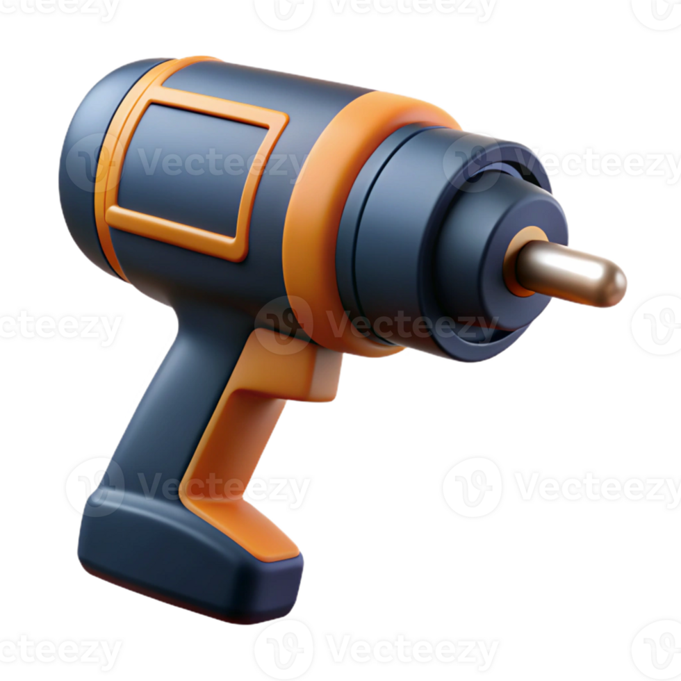 3D Render of a Cordless Drill png