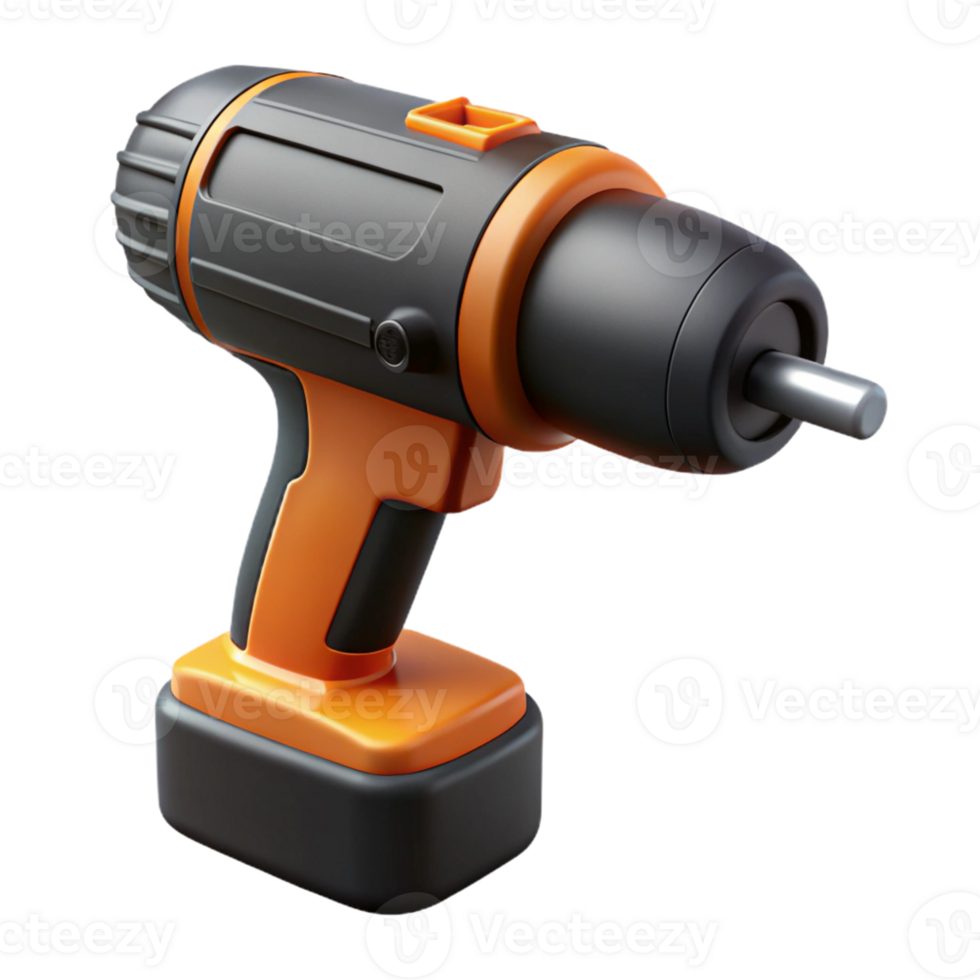 Cordless Drill 3D Render png