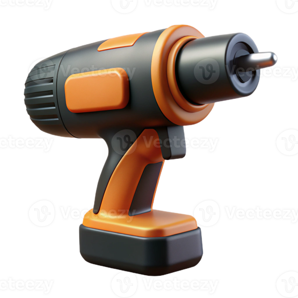 3D Render of Cordless Drill png