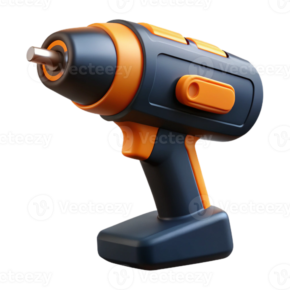 3D Render of Cordless Drill png