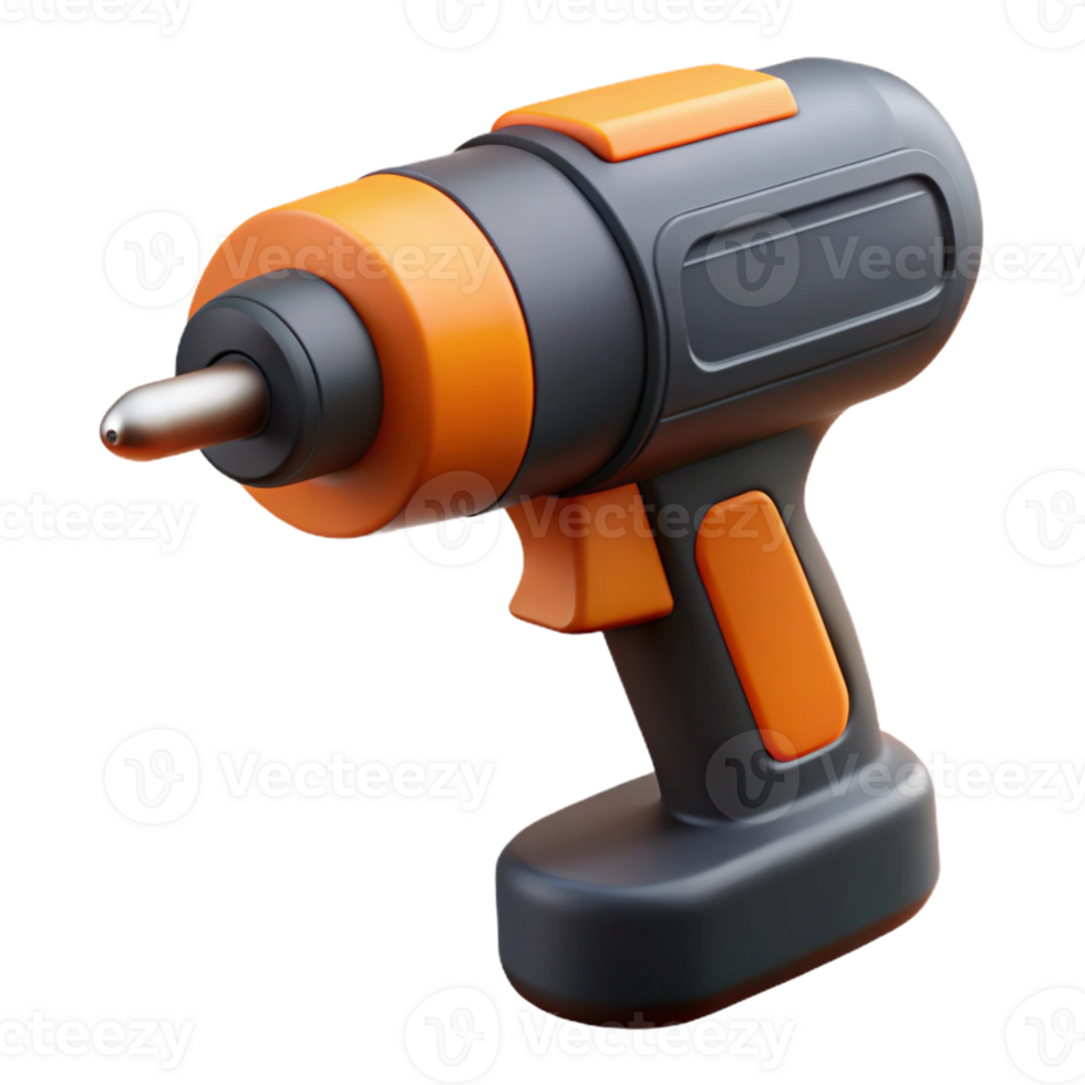 3D Render of Cordless Drill png