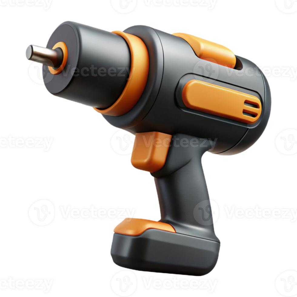 3D Model of Cordless Drill png