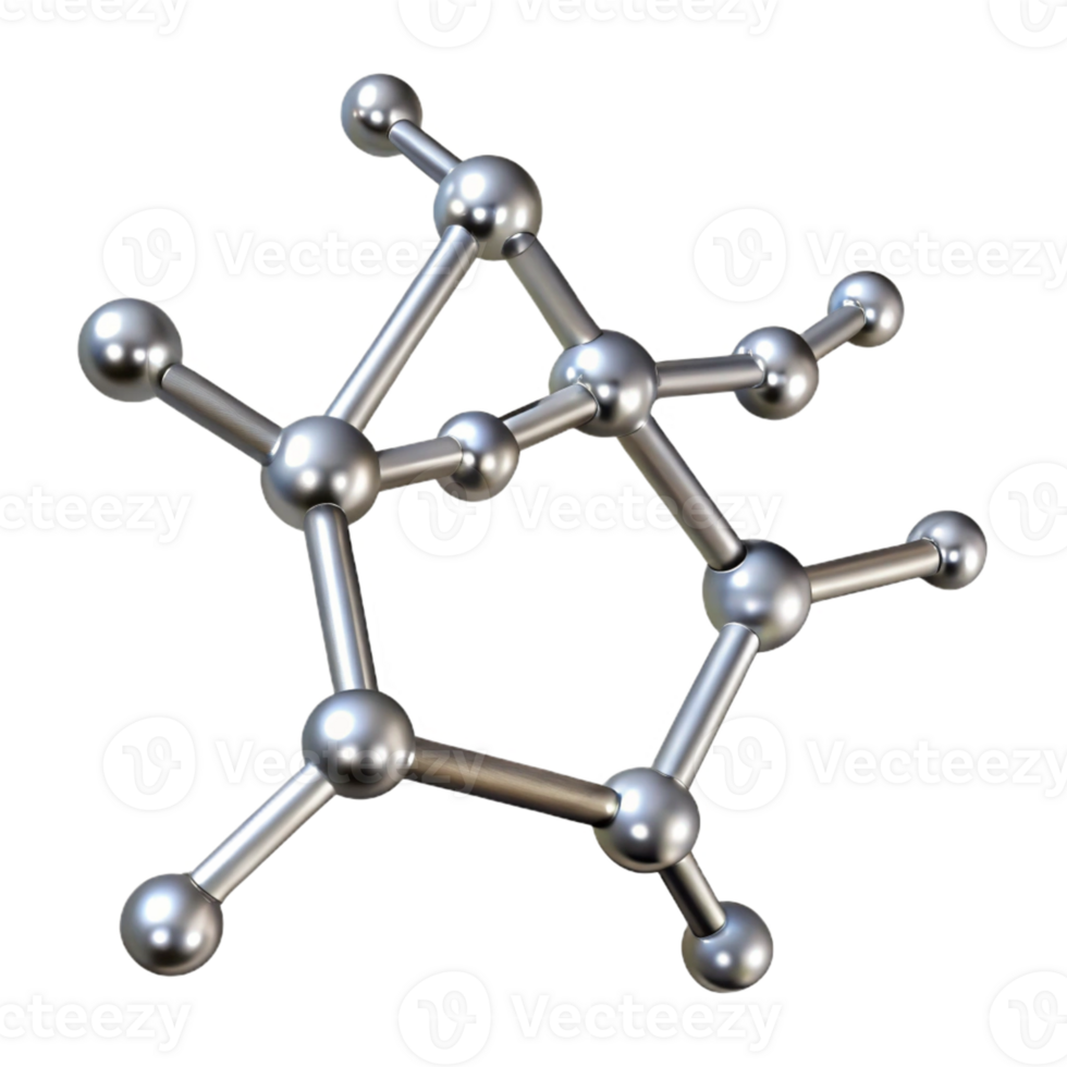 3D Model of Molecular Structure png