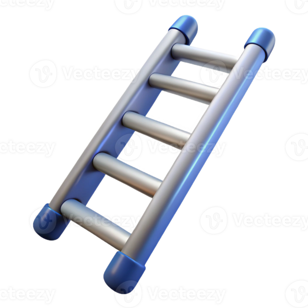 3D Render of a Ladder png