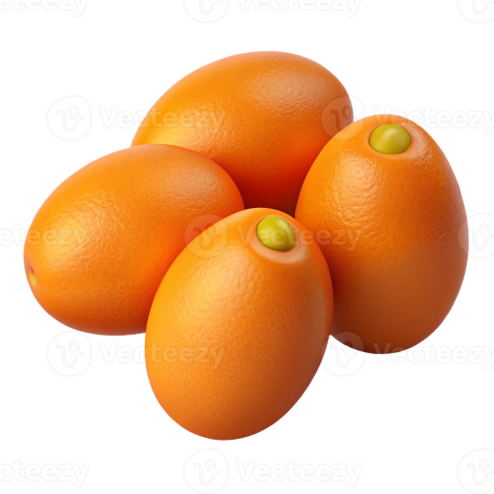3D Render of Kumquats png
