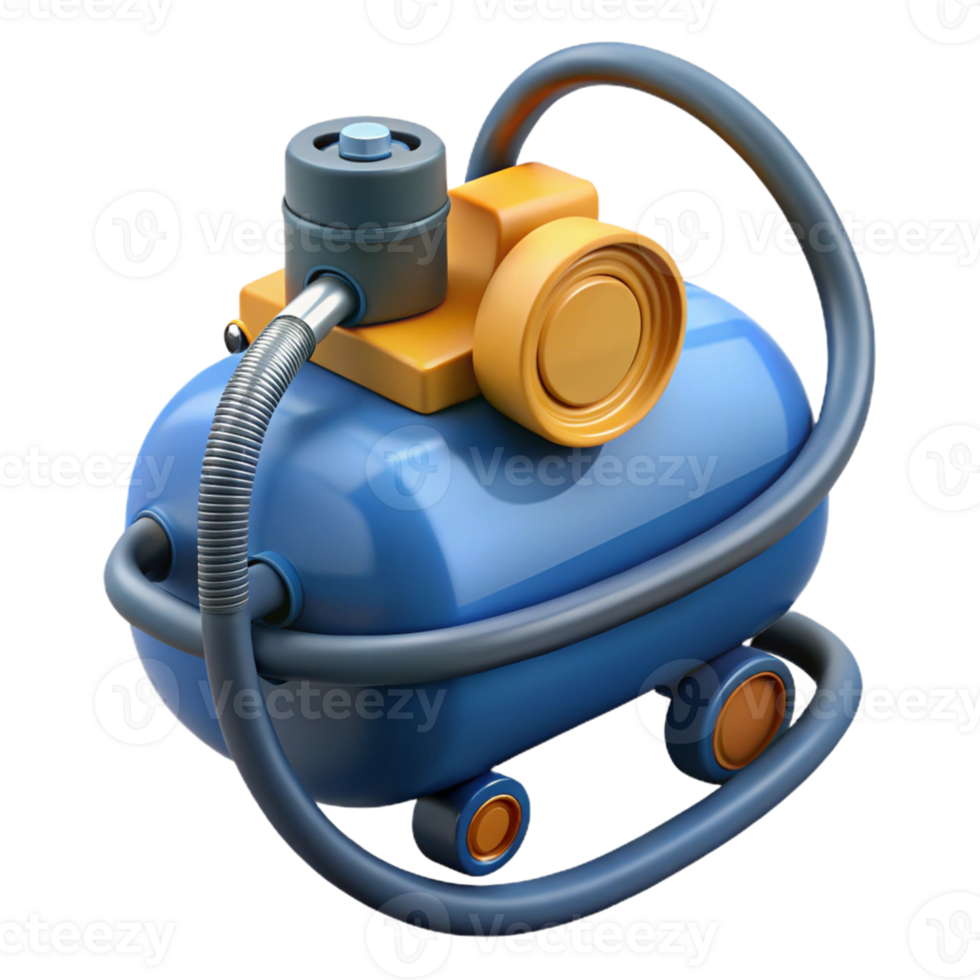 3D Render Air Compressor Illustration png