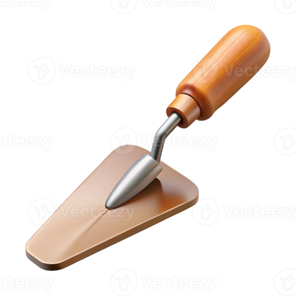 3D Render of a Trowel png