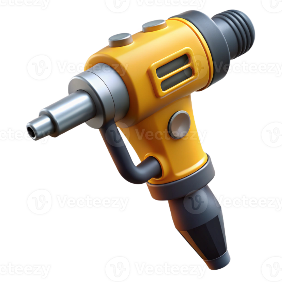 3D Render Yellow Tool Illustration png