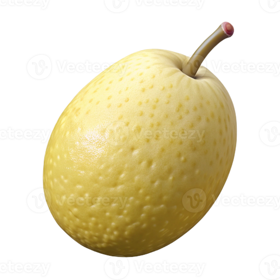 3D Render of a Yellow Olive png