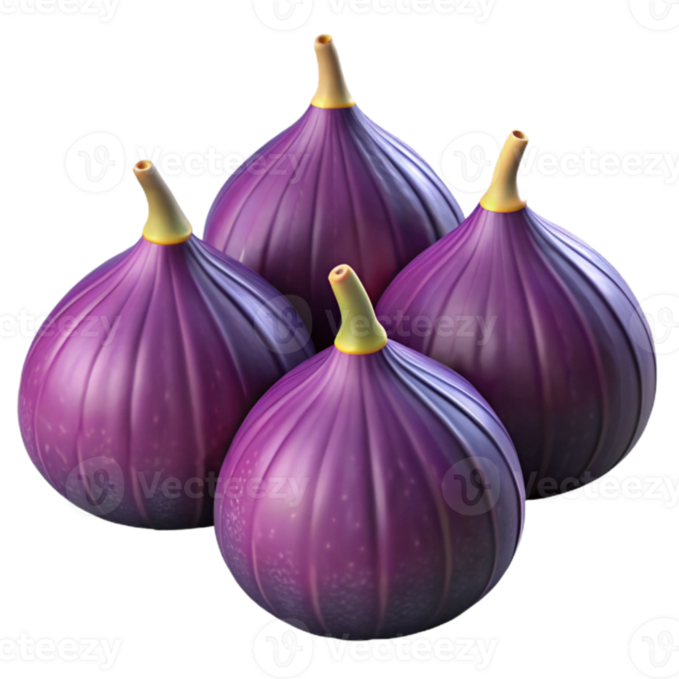 3D Render of Four Figs png
