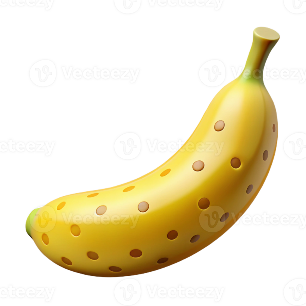 3D Render of a Perforated Banana png