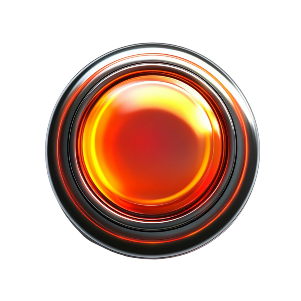 A red button with a black background png