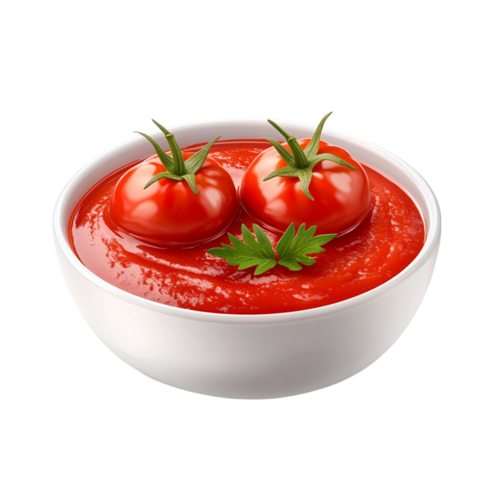 Tomato sauce in a bowl png