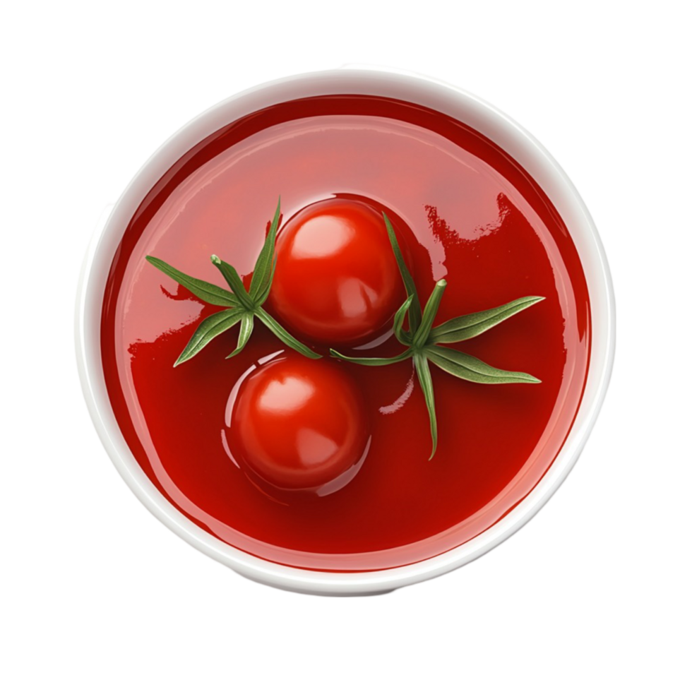 Tomato sauce in a bowl png