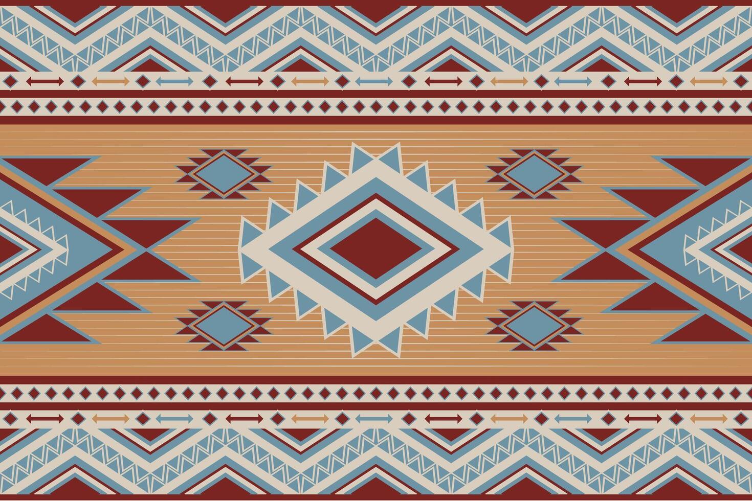 Native vintage abstract American Ethnic pattern. vector