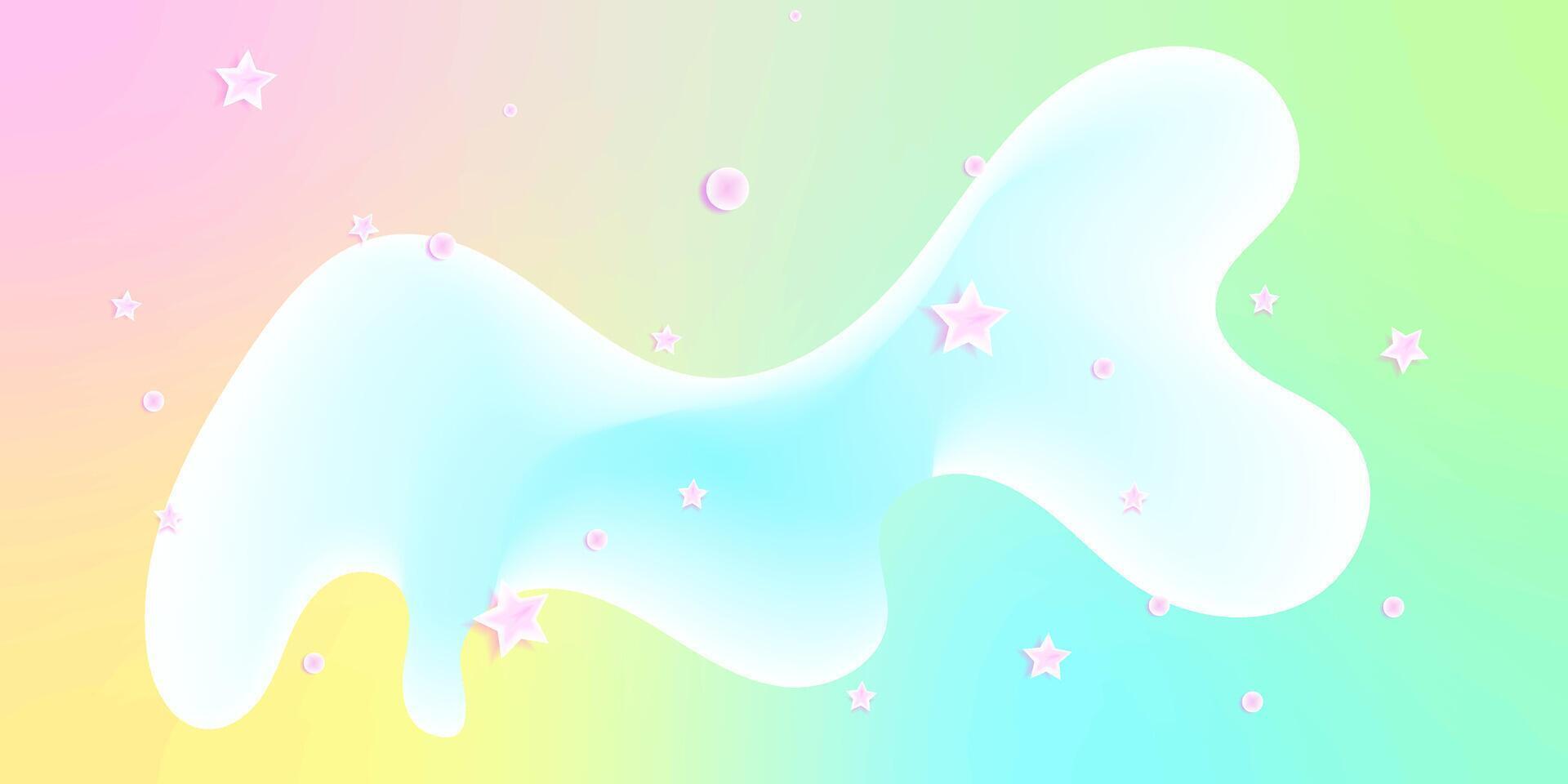 liquid background cute wallpaper vector