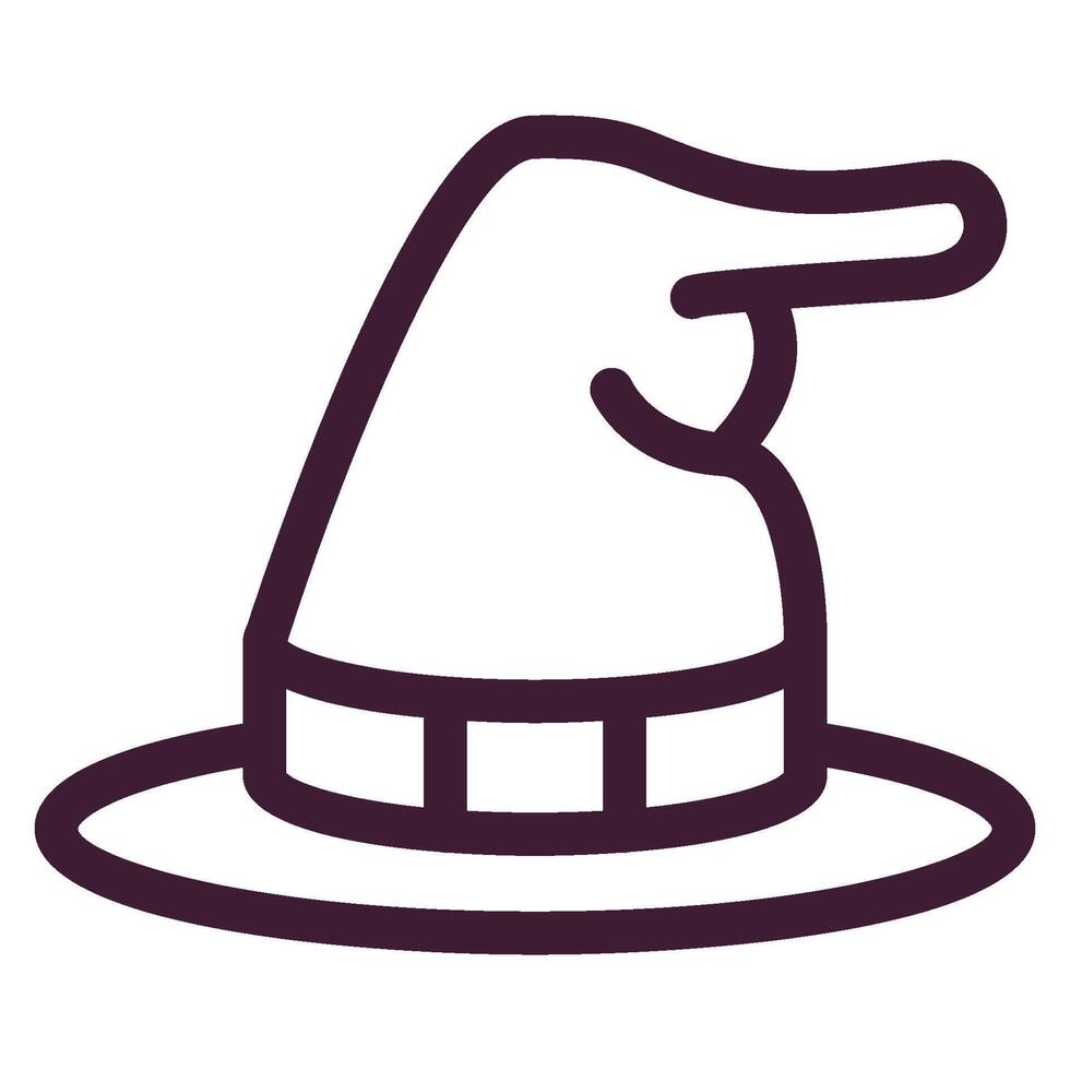 hat simple icon vector