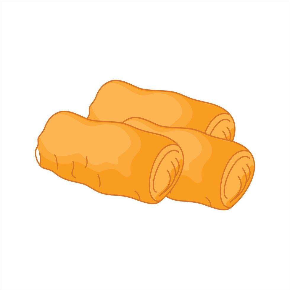 risoles traditional food illustration vector