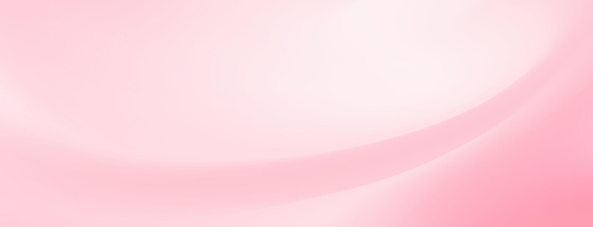 A soft pink abstract background features subtle curves and a gentle gradient. vector