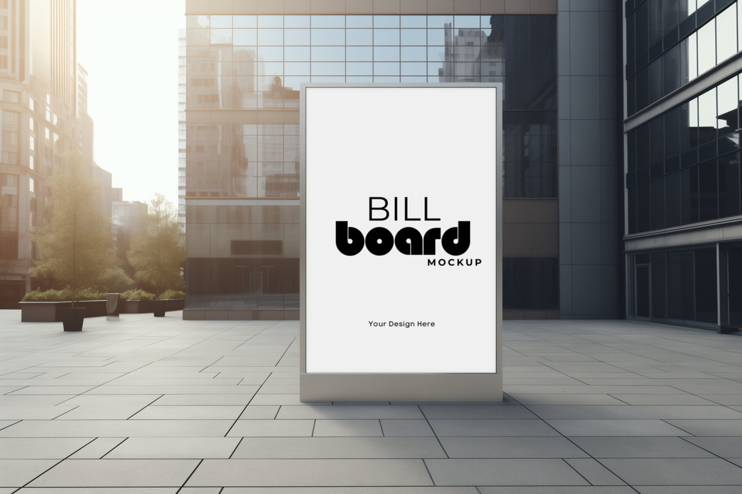 City Billboard Mockup psd