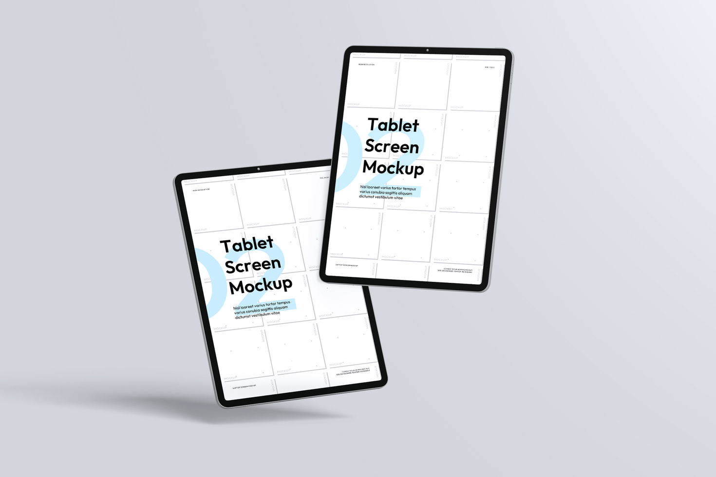 Tablet Screen Mockup psd