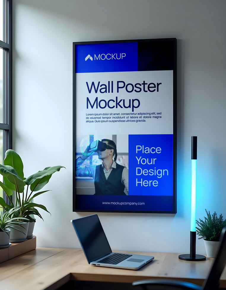 Frame IT Company Mockup psd