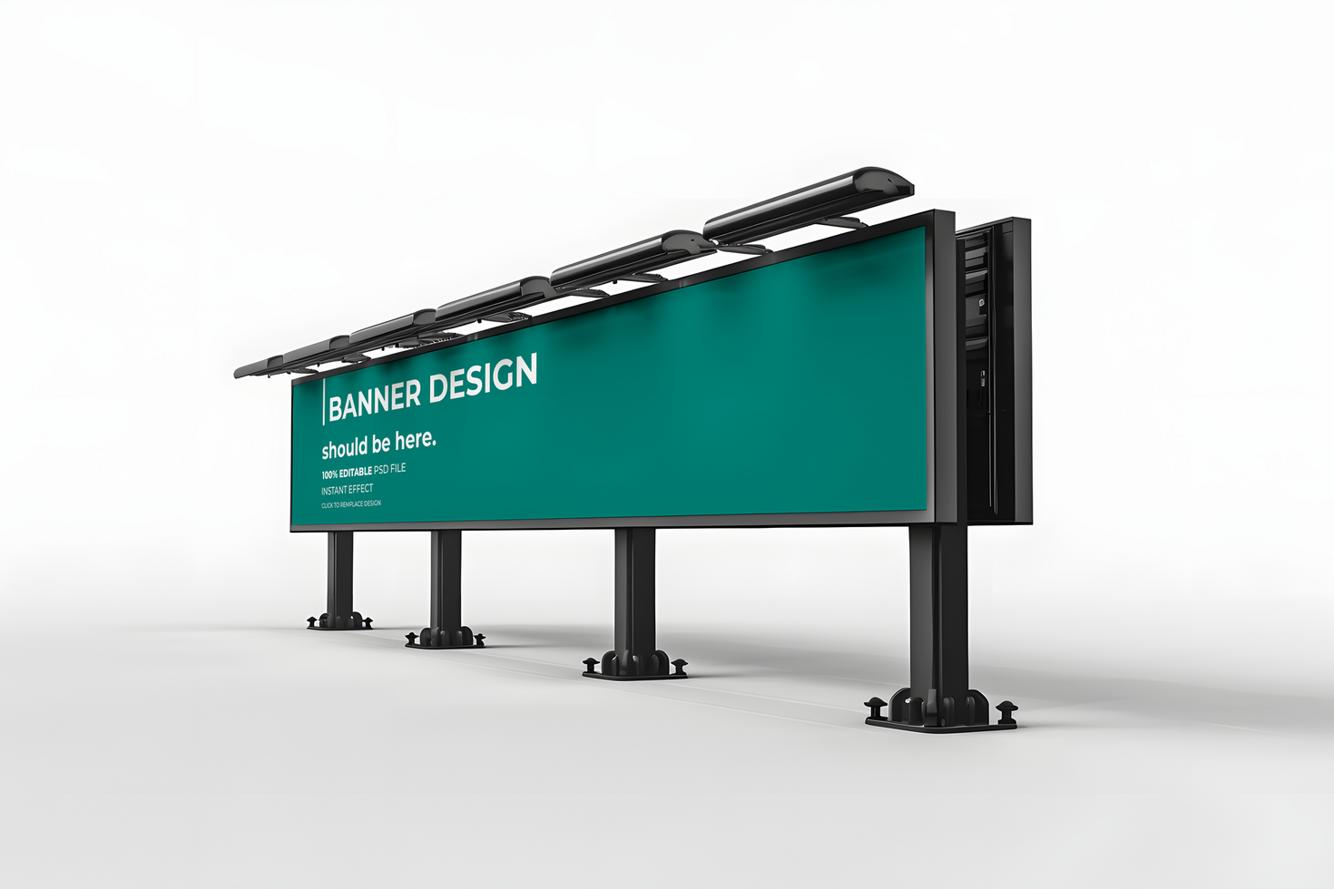 3D Billboard Mockup for Visual Branding psd
