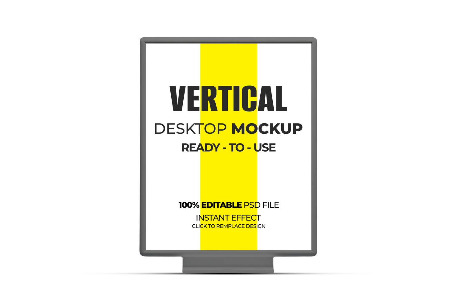 free Professional Desktop Mockup with User-Friendly Features psd