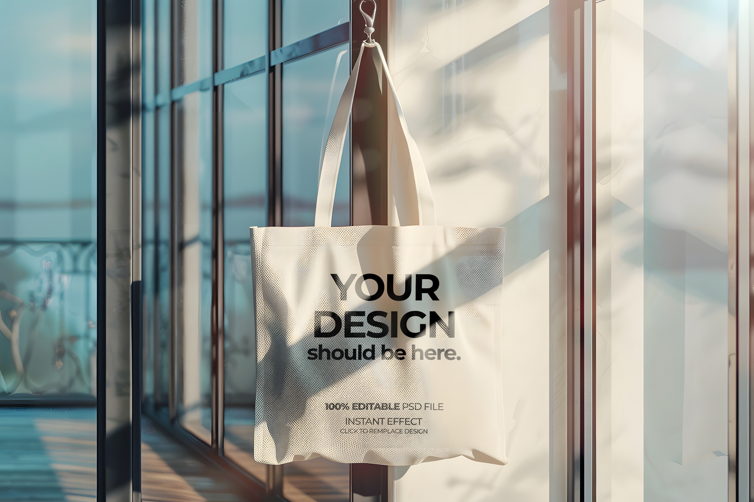 High-Quality Tote Bag Mockup for Branding Projects psd