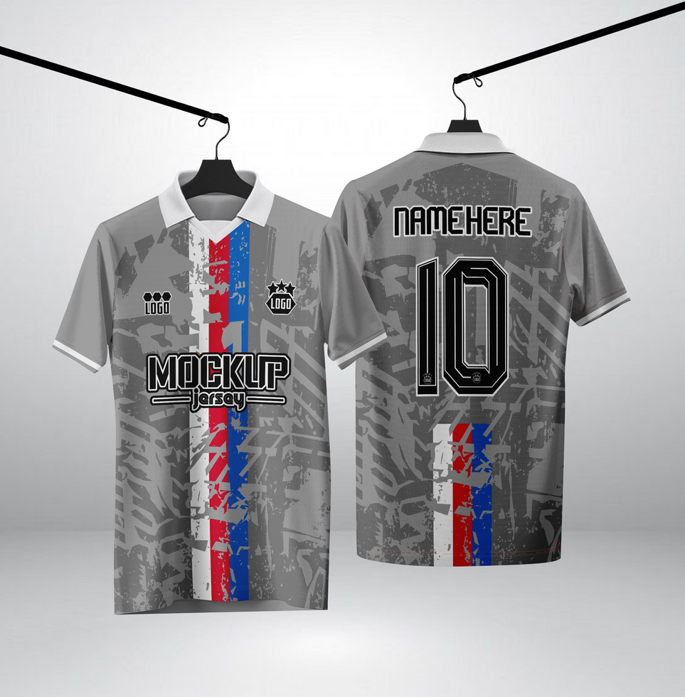 jersey sport shirt template design, very simple and easy to custom psd
