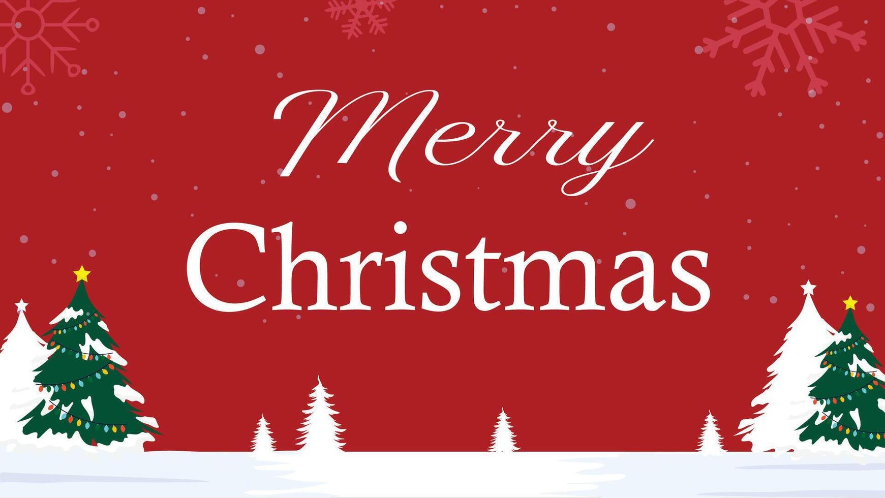 Merry Christmas Greeting Card Posters, Xmas invitation template on green background. Christmas Elements vector