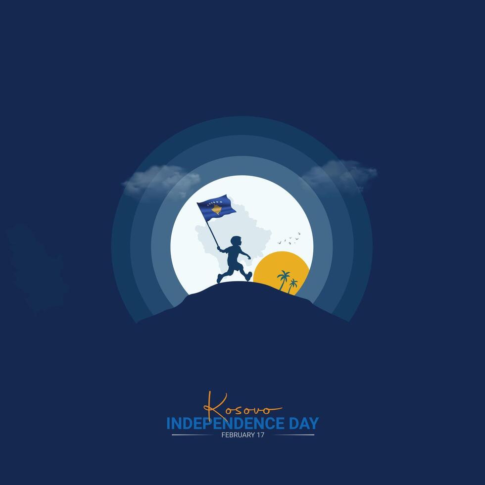 Happy independence day. country flag background vector