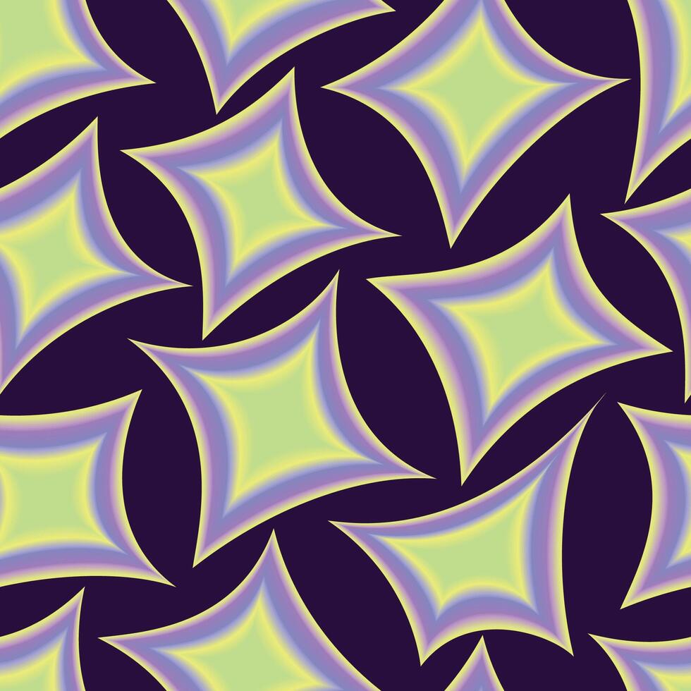 Psychedelic wavy abstract seamless pattern textures vector