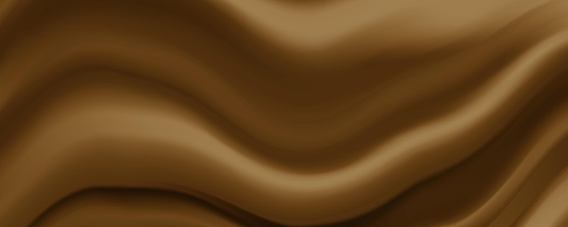 a brown or gold silk background with waves and waves vector