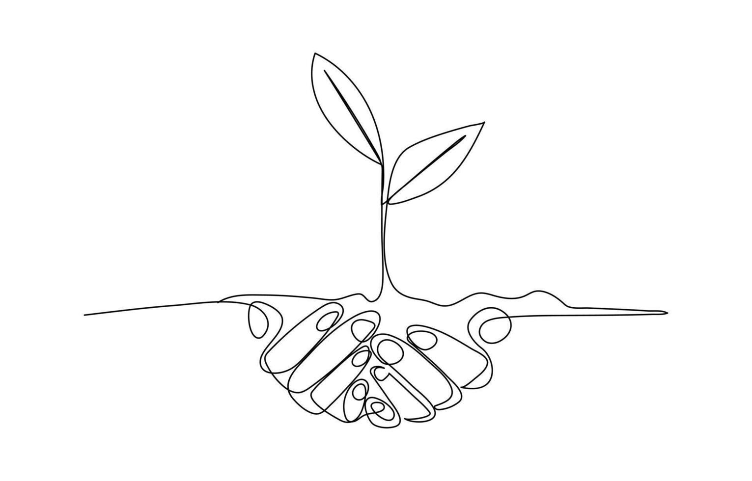 World environment day poster in simple linear style. Protect and save planet concept in editable stroke. Doodle illustration vector