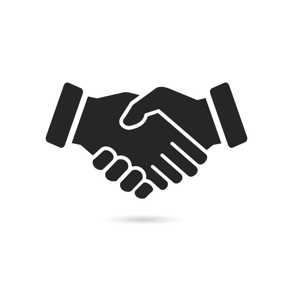 Handshake icon, business agreement, business agreement, business agreement icon, business agreement illustration vector