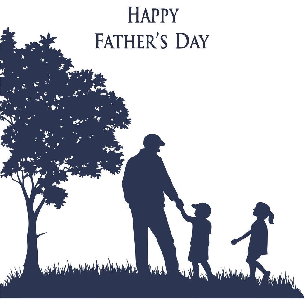 Happy father's day vector