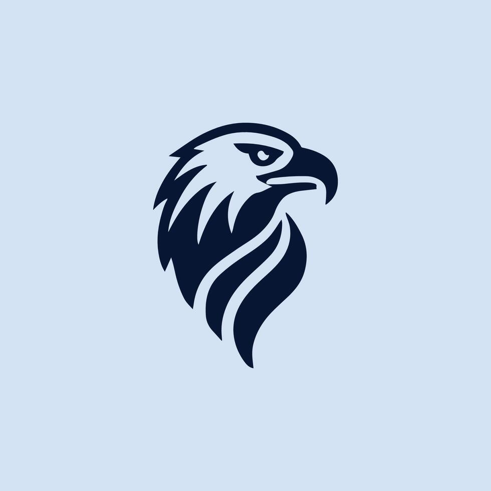 Eagle head logo vector