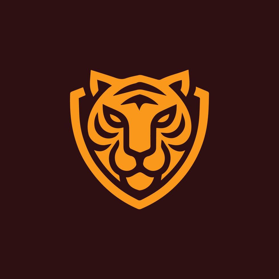 Guardian tiger logo vector