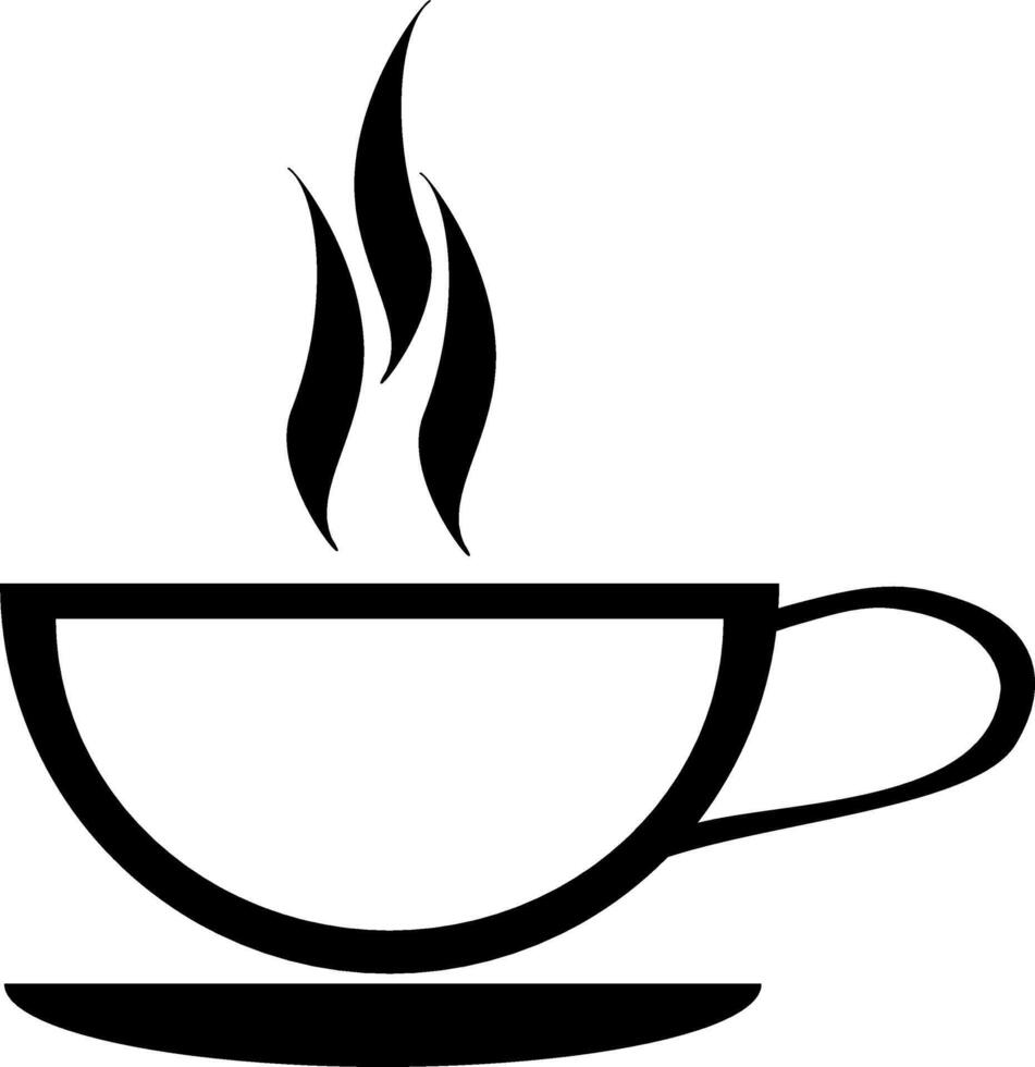 Coffee cup icon vector