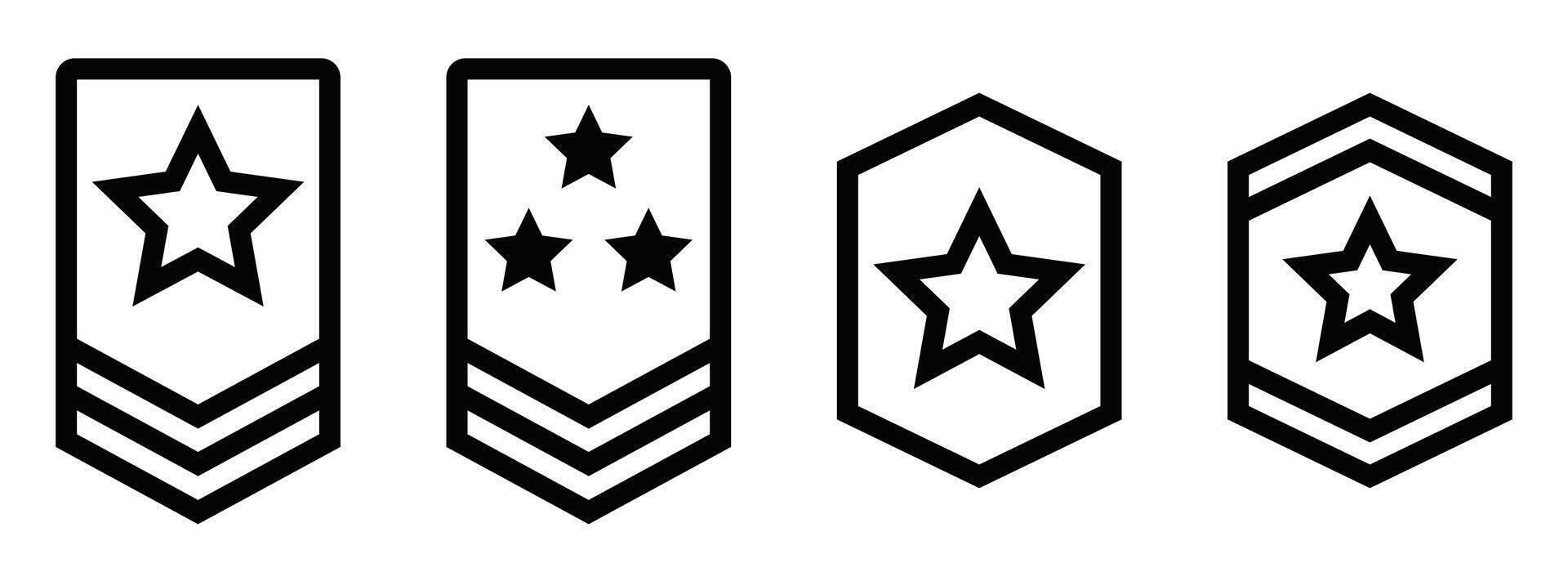Military insignia clip art vector
