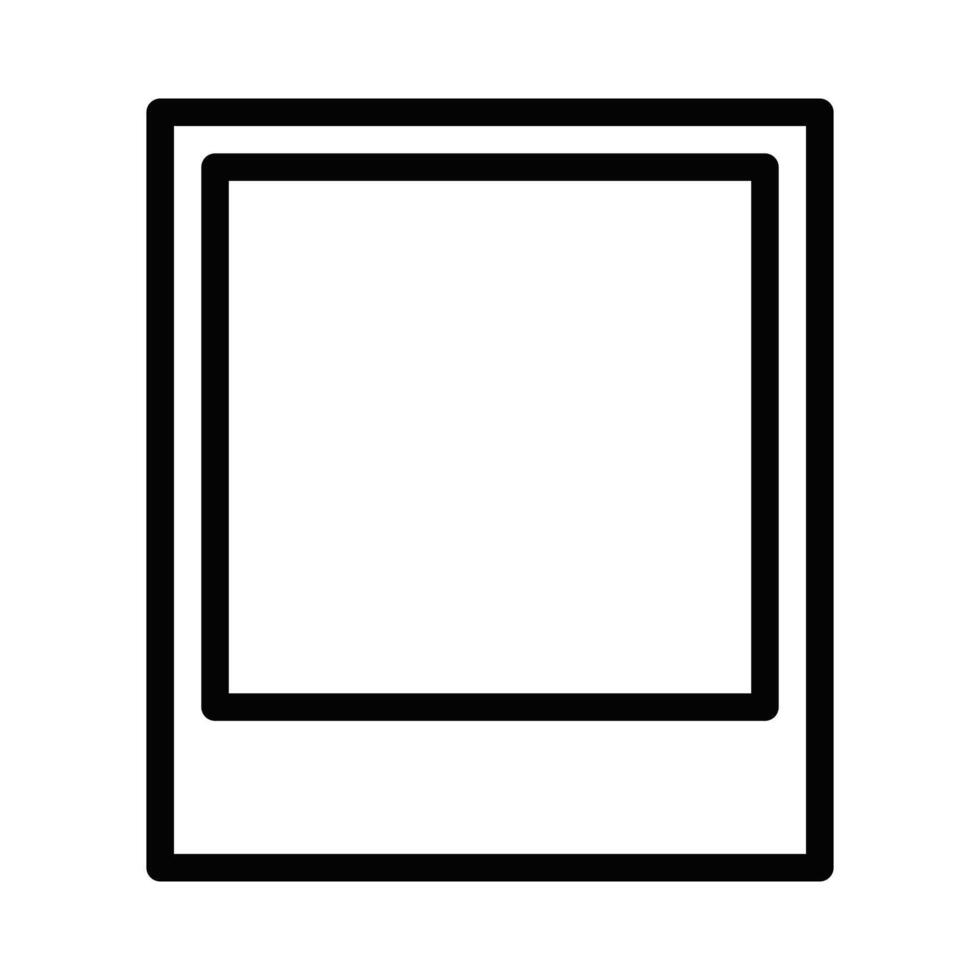 An image of a square photo frame vector