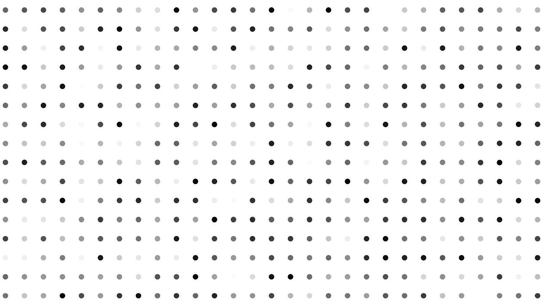 Monochrome halftone background with dots vector