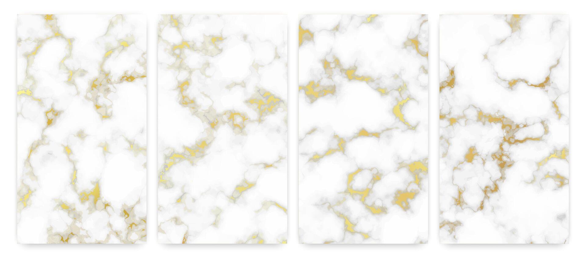 Gold marble texture background vector