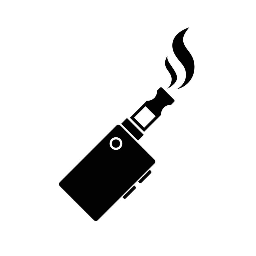 Vape icon. Electronic cigarette icon. Vape device sign. Electronic cigarette. Vaping device. vector