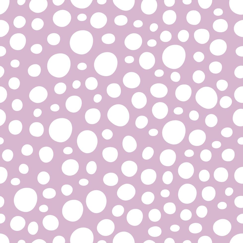 Cute snowflakes seamless pattern with circles shapes on pink background. For scrapbook paper, winter textile, cute wallpaper modern scandinavian style vector