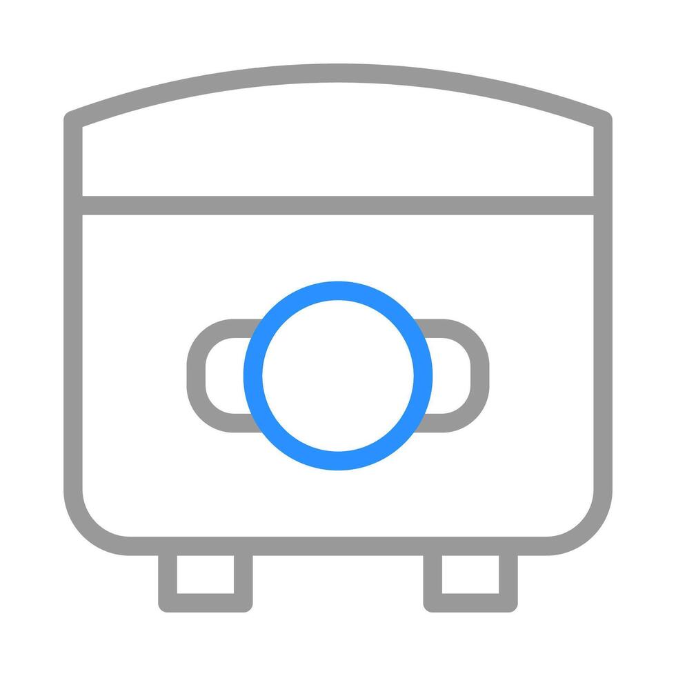 Rice cooker icon. Concept of cooking, kitchen, and household appliances. vector